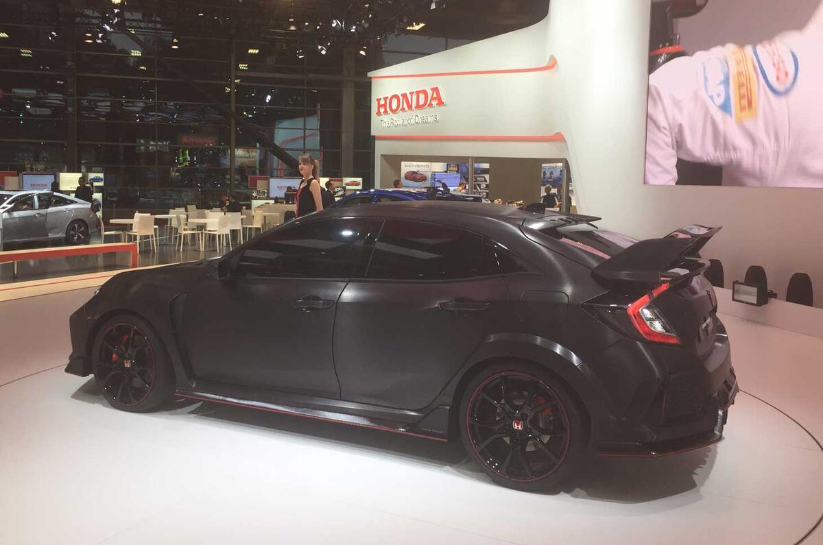 New Honda Civic Type R concept revealed at Paris motor show