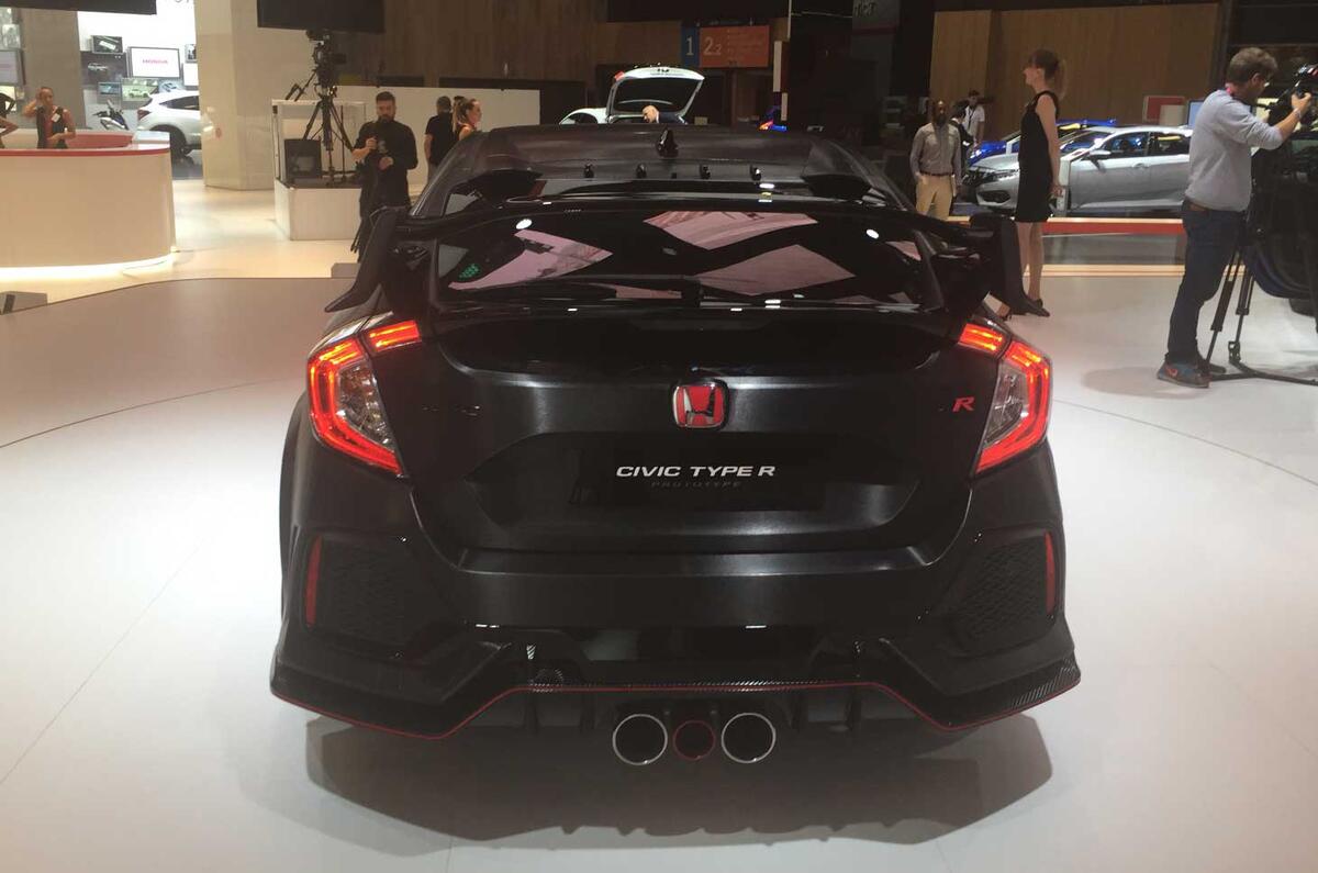 New Honda Civic Type R concept revealed at Paris motor show