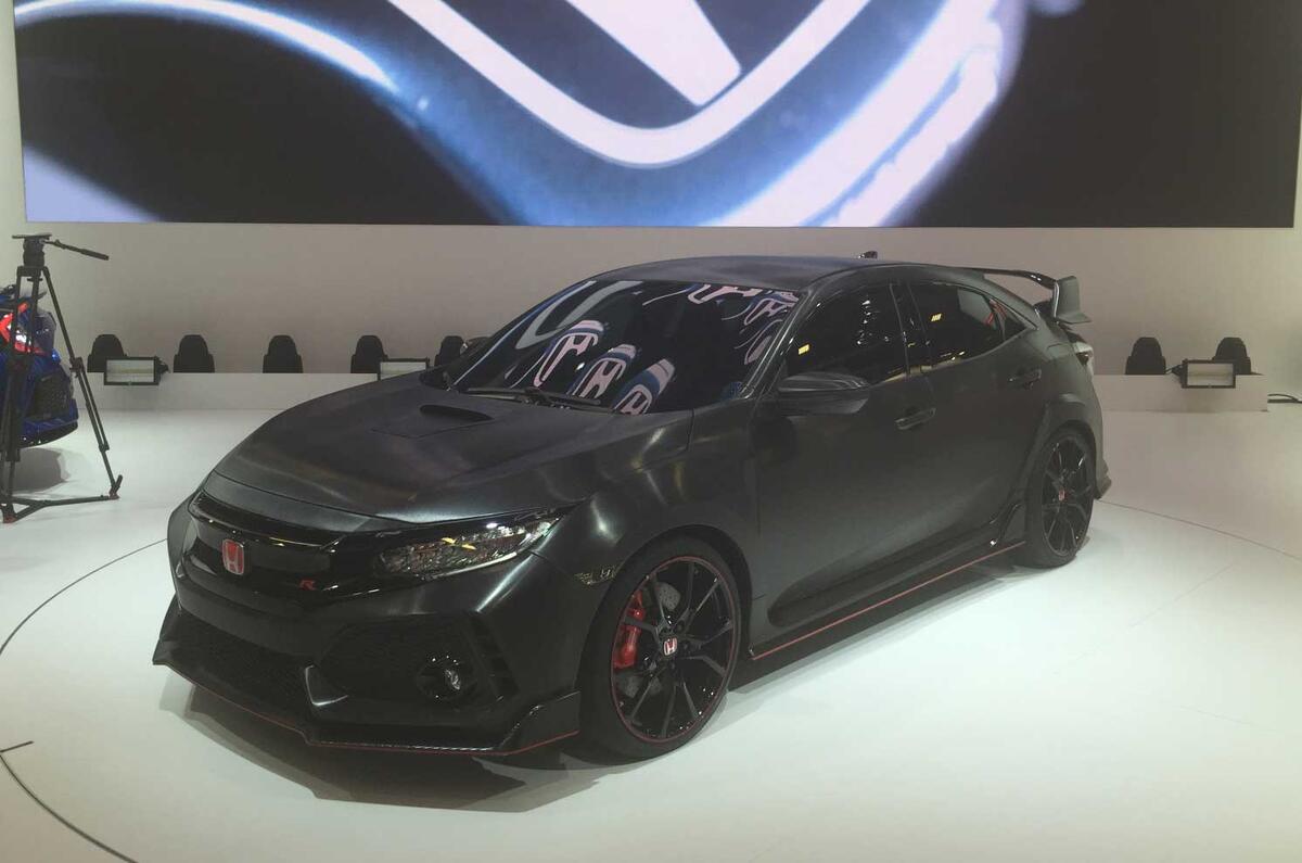 New Honda Civic Type R concept revealed at Paris motor show