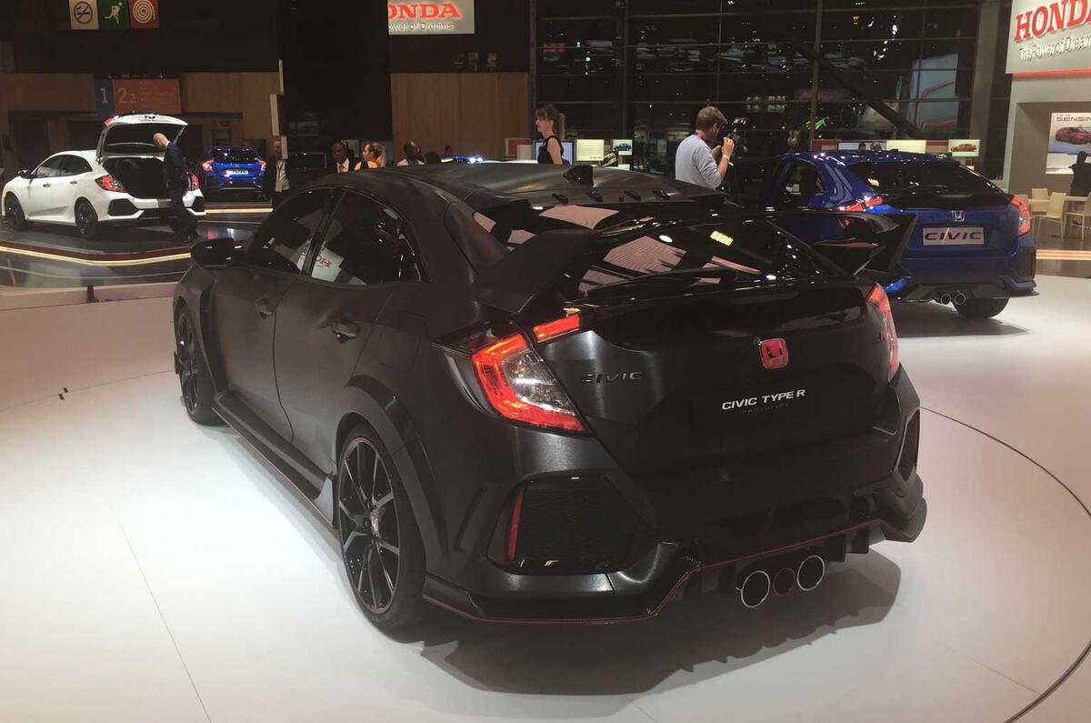 New Honda Civic Type R concept revealed at Paris motor show