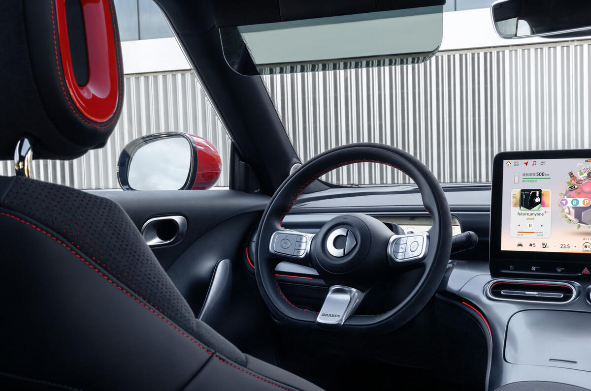 Smart 1 Brabus 2023 dashboard