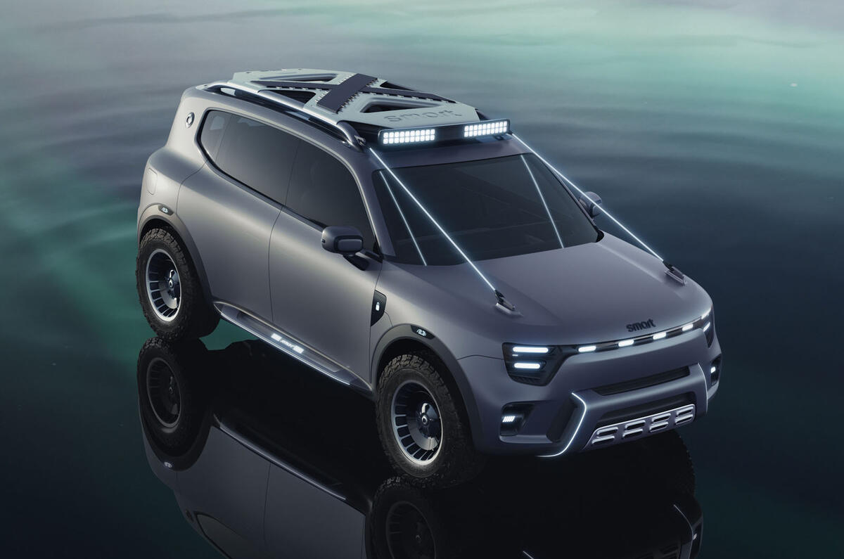 Smart 5 concept front quarter high Smart 5 concept front quarter high