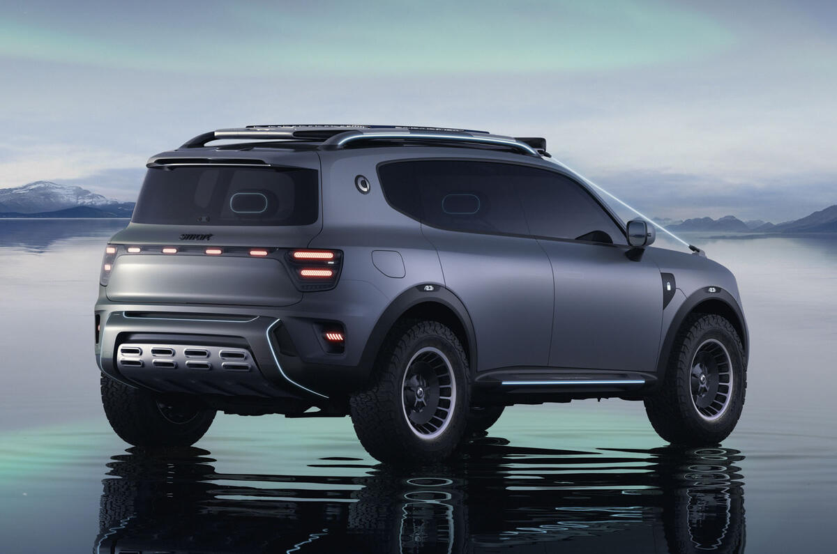 Smart 5 concept rear quarter Smart 5 concept rear quarter
