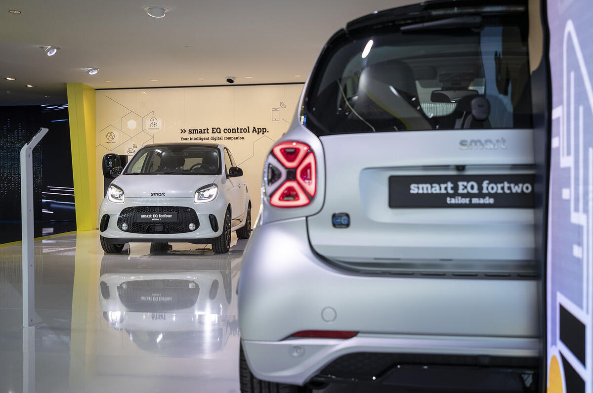 Smart EQ ForTwo at Frankfurt motor show - rear