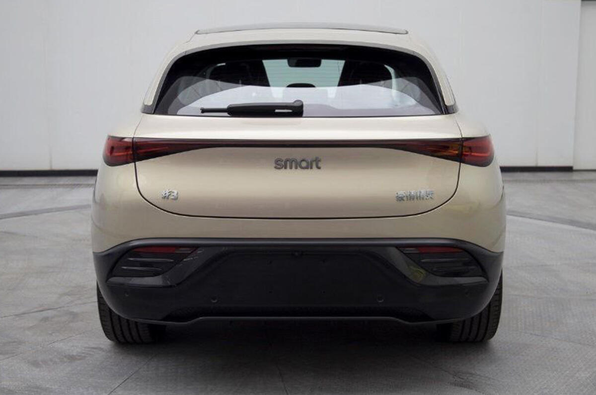 Smart #3 leaked rear Smart #3 leaked rear