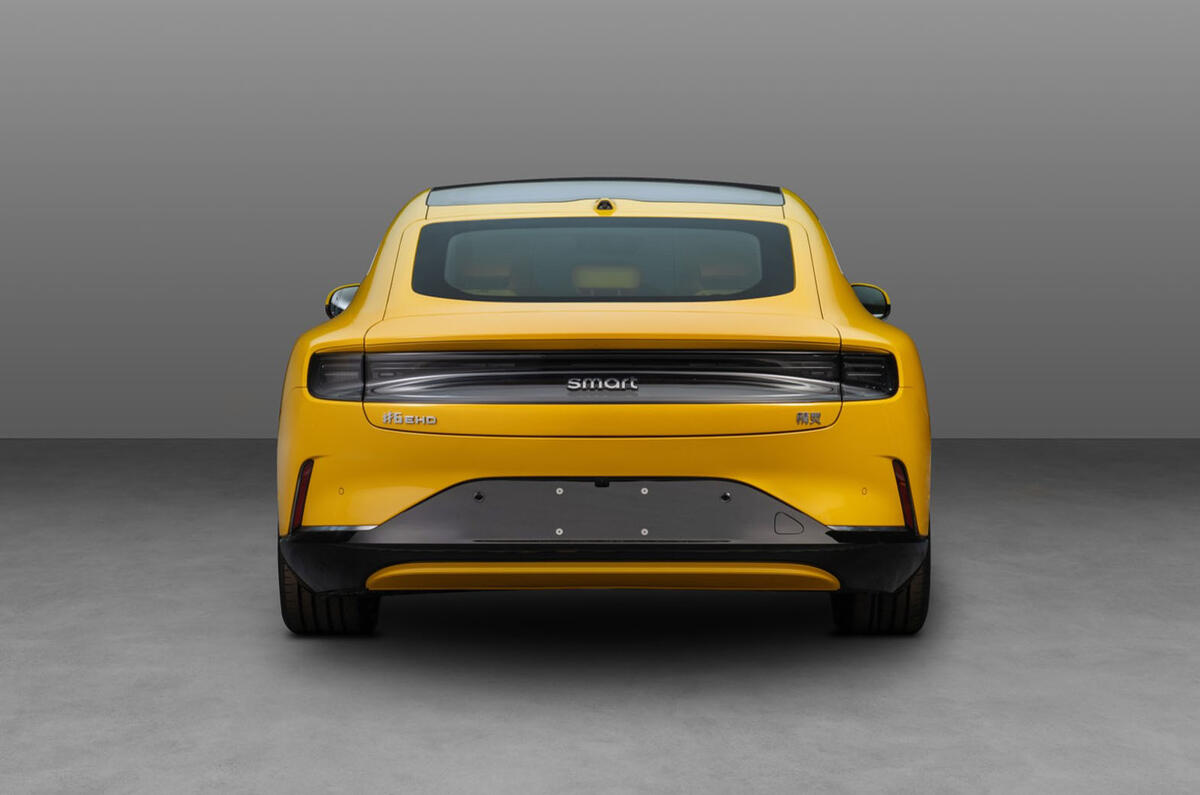 Smart #6 rear yellow 1