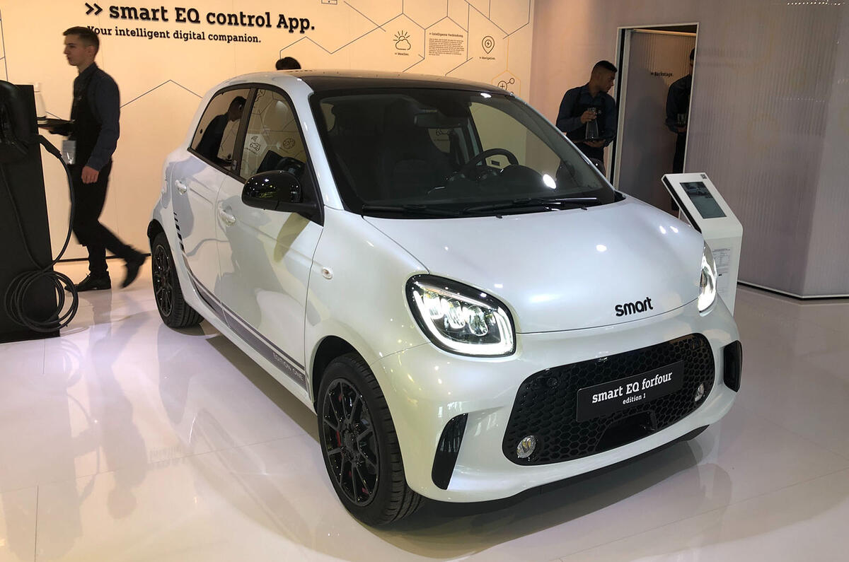 Smart EQ ForTwo at Frankfurt motor show - front