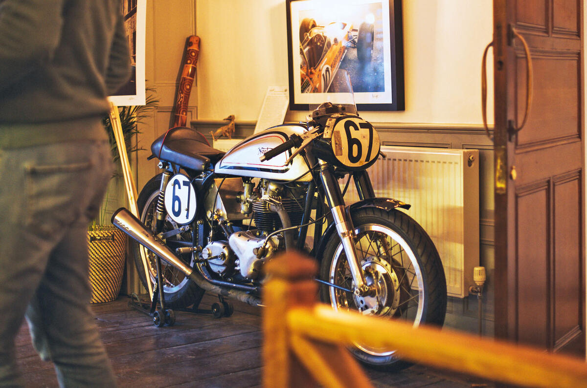 Caffeine and Machine Norton Commando