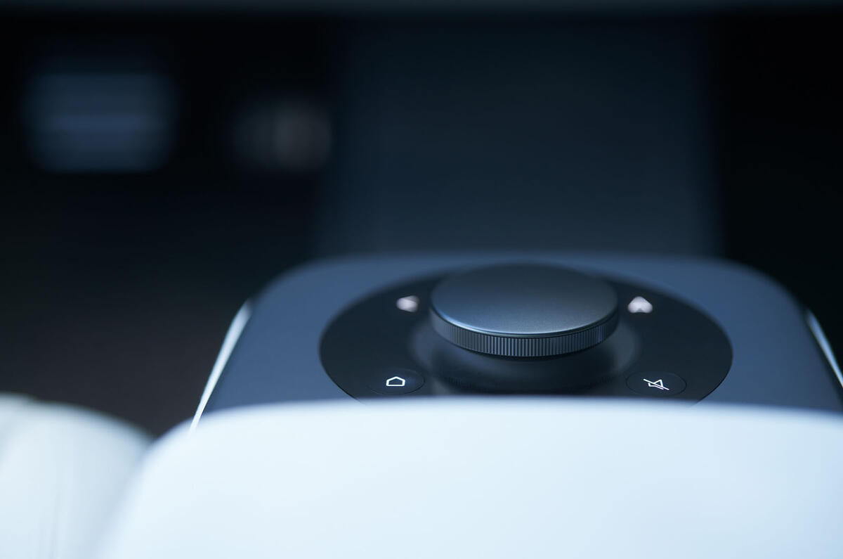 Sony Honda Afeela Prototype infotainment dial Sony Honda Afeela Prototype infotainment dial