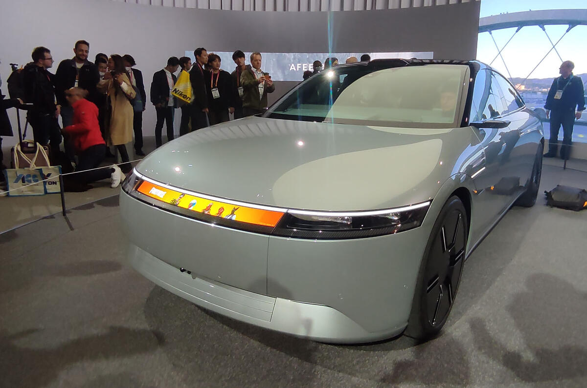 Sony Honda Afeela saloon concept at CES 526 Sony Honda Afeela saloon concept at CES 526
