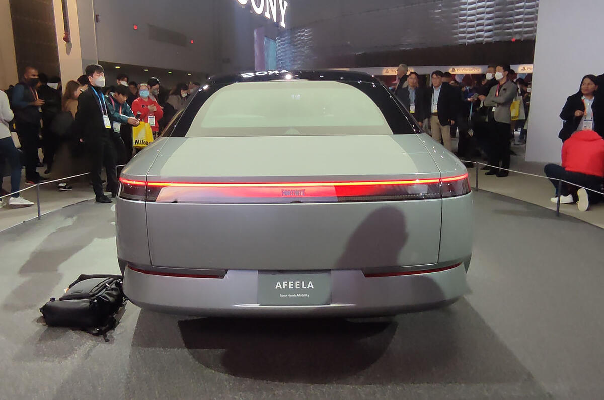 Sony Honda Afeela saloon concept at CES 553 Sony Honda Afeela saloon concept at CES 553