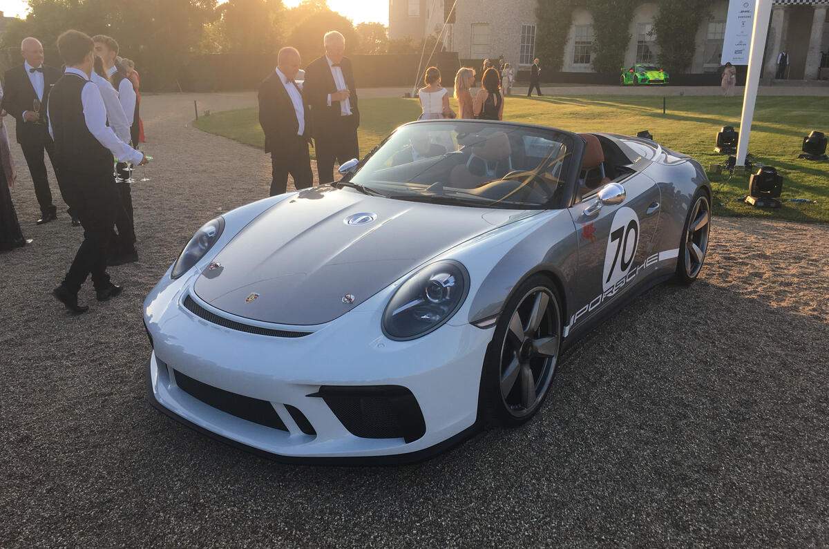 Drop-top Porsche 911 Speedster concept bows in at Goodwood