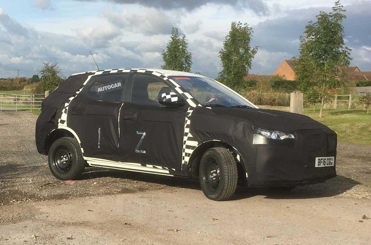 MG GS development car