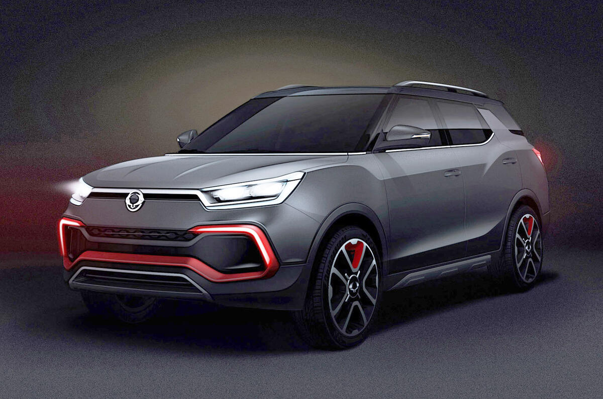 2016 SsangYong Tivoli seven-seater concept for Frankfurt ...