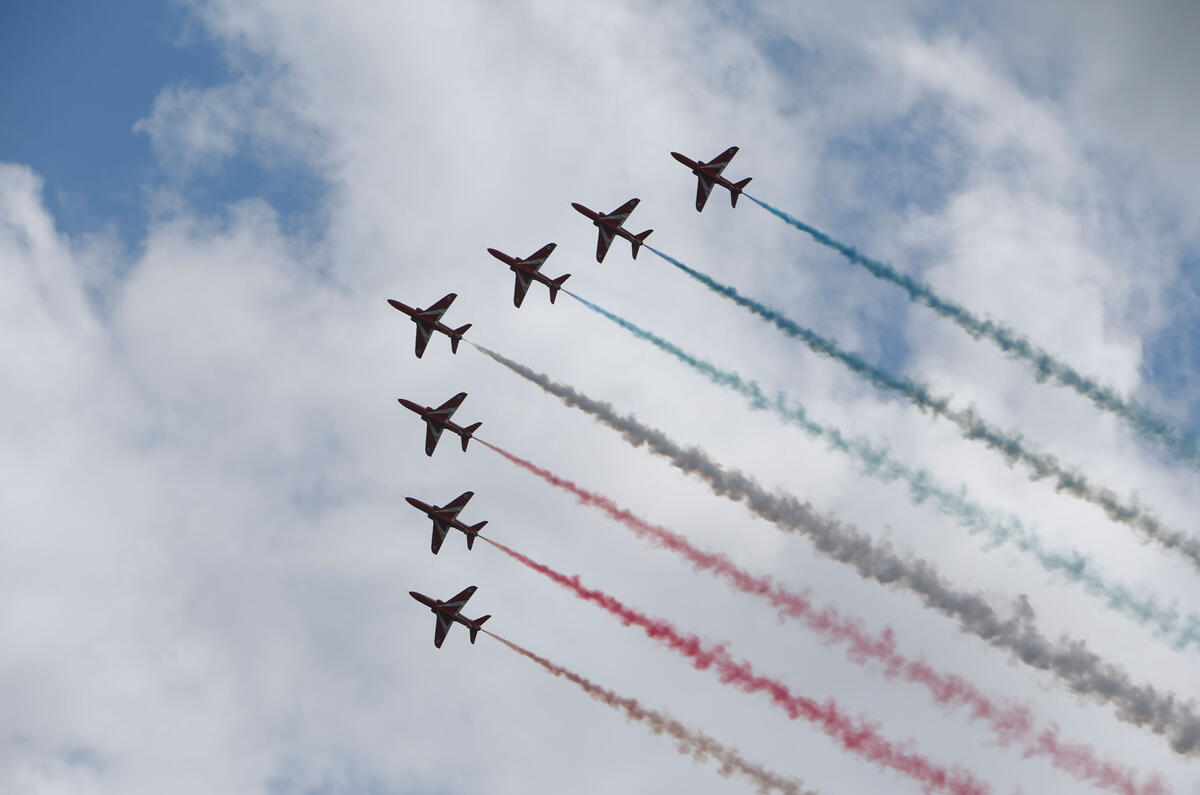 The Red Arrows 2016 Goodwood Festival of Speed