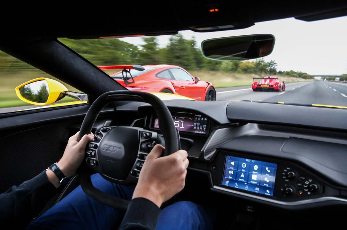 Ford GT vs Radical RXC Turbo vs Porsche 911 GT3 RS Ford GT vs Radical RXC Turbo vs Porsche 911 GT3 RS