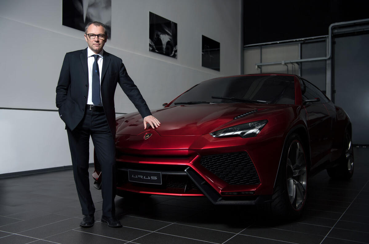 Stefano Domenicali Lamborghini boss