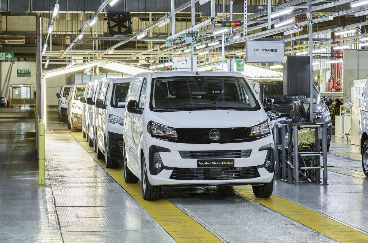 Stellantis Luton production line