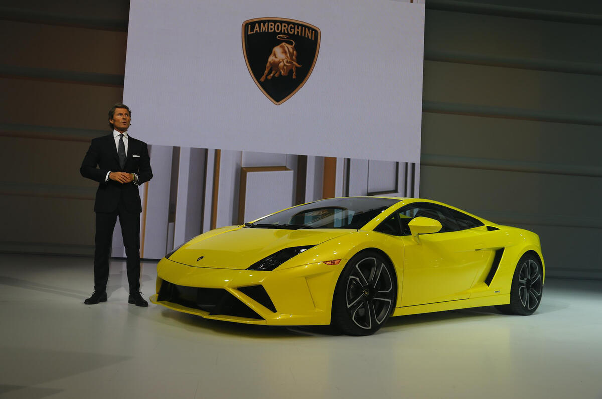 Stephan Winkelmann with Lamborghini Gallardo