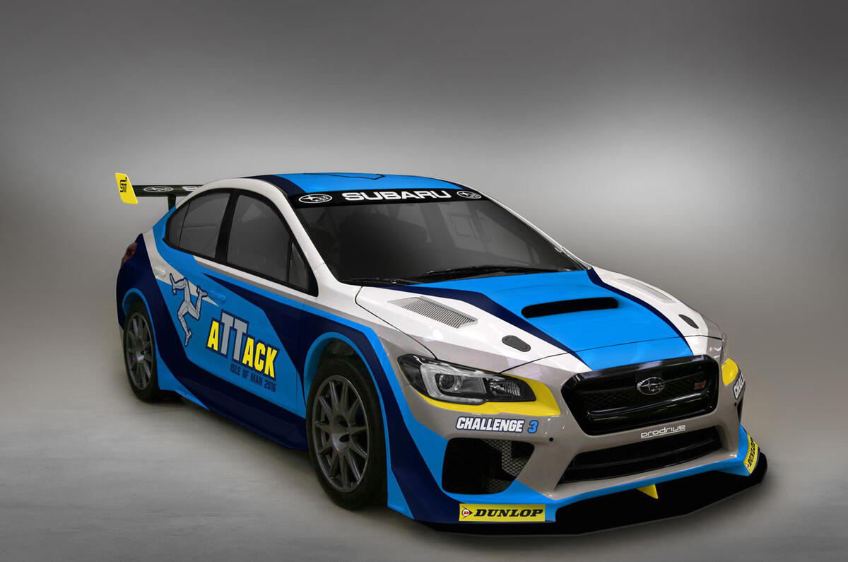 Subaru WRX STI Prodrive Isle of Man TT car