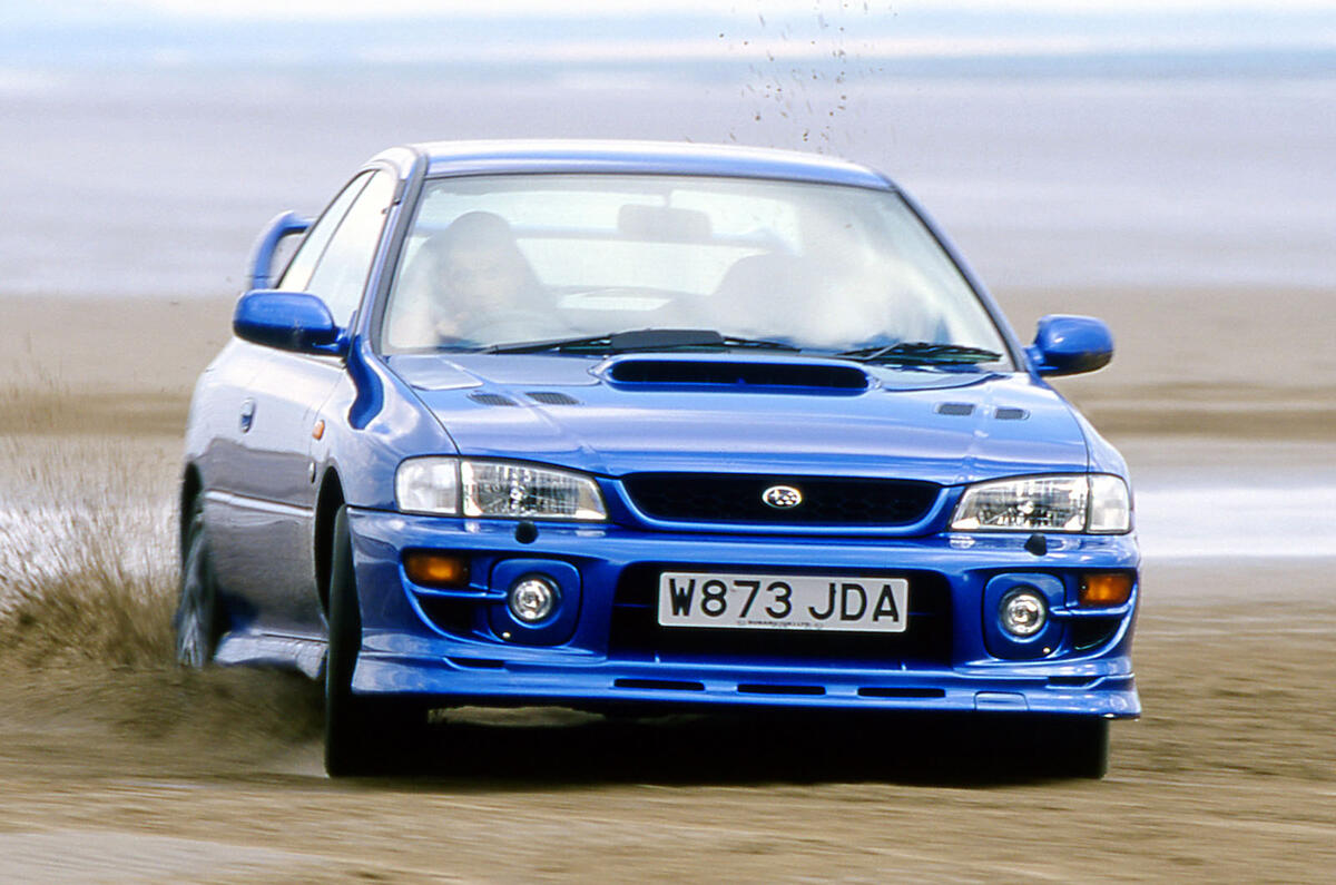 Subaru Impreza P1 front drift Subaru Impreza P1 front drift