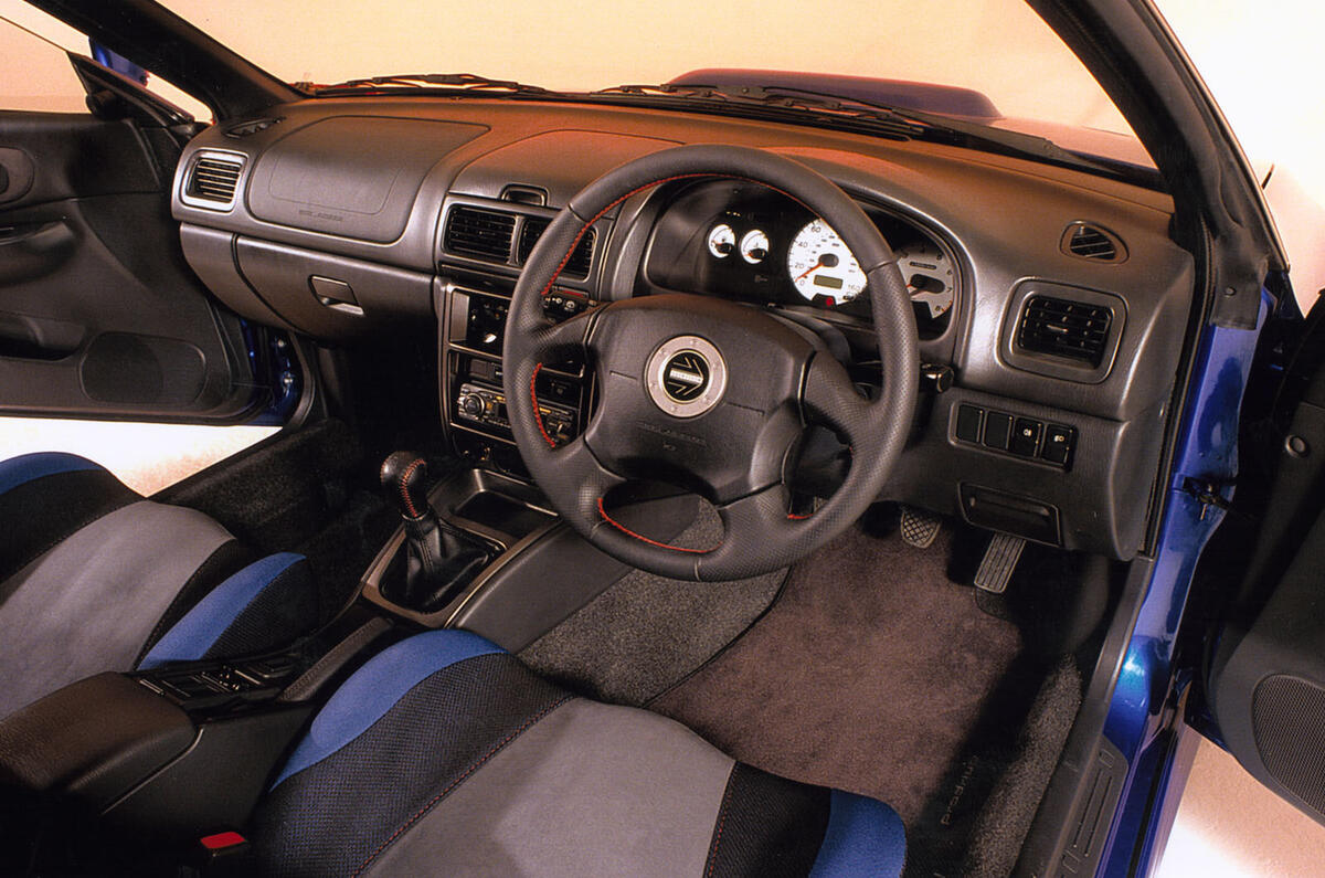 Subaru Impreza P1 interior Subaru Impreza P1 interior