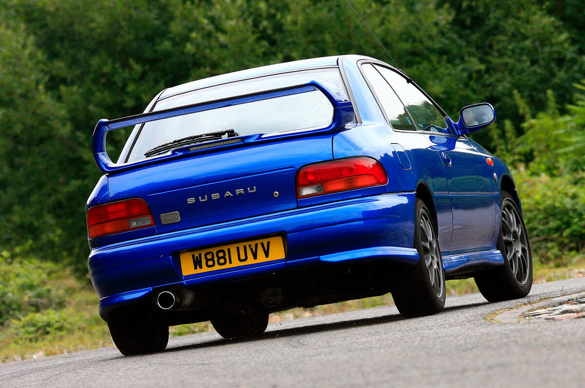 Subaru Impreza P1 rear Subaru Impreza P1 rear