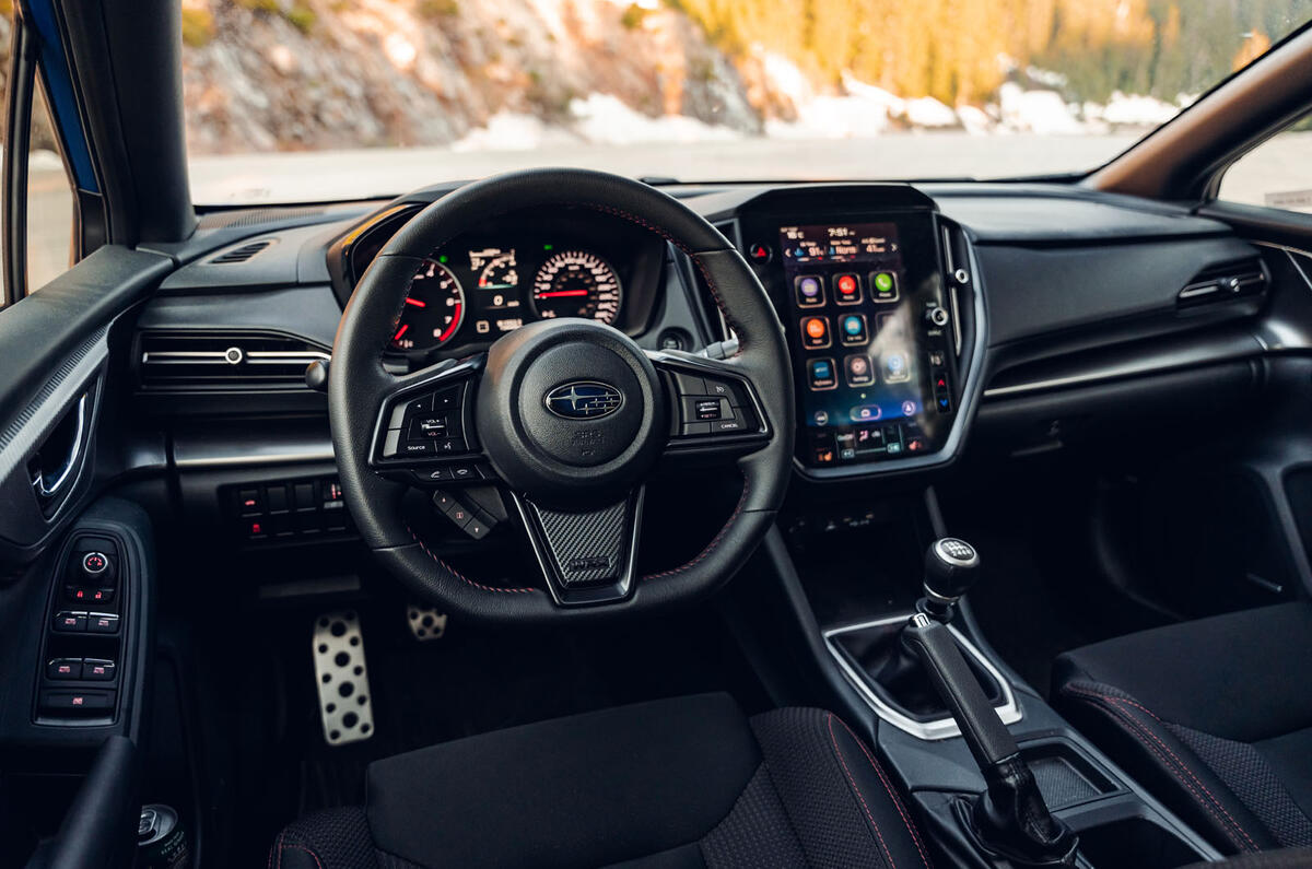 Subaru WRX interior Subaru WRX interior