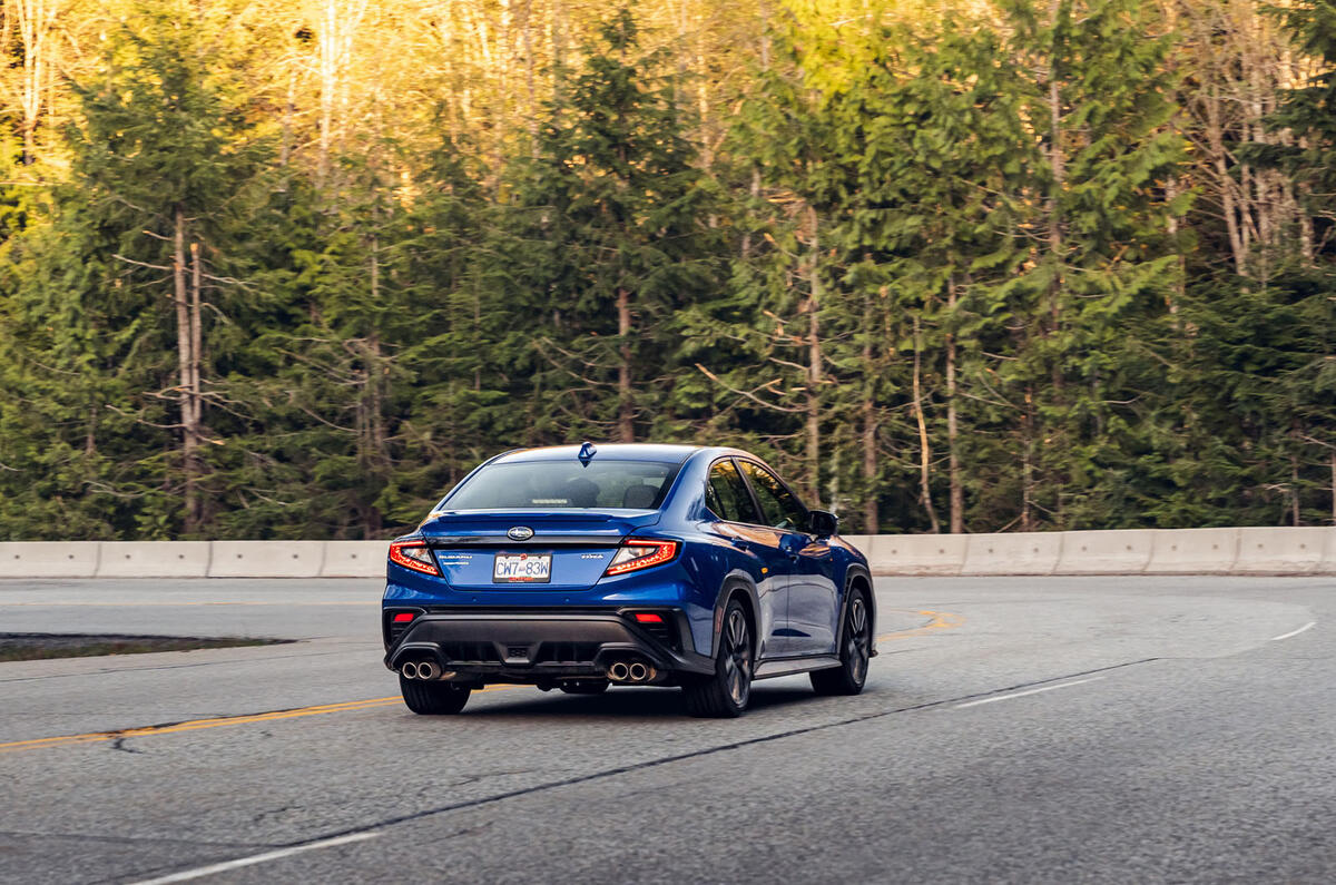 Subaru WRX rear quarter tracking Subaru WRX rear quarter tracking