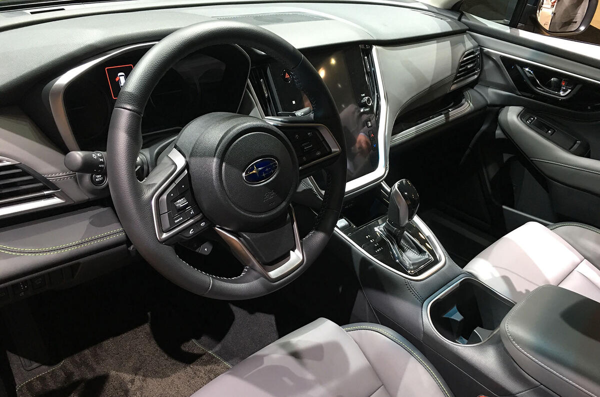 Subaru Outback 2019 New York Motor Show reveal - interior