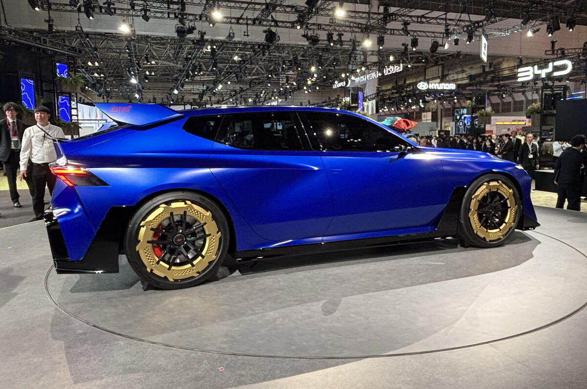 Subaru STi EV Concept side Subaru STi EV Concept side