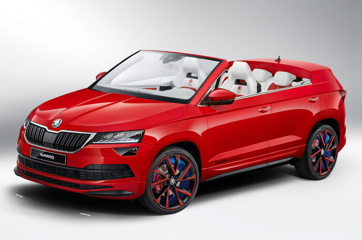 Skoda Sunroq revealed as student-created Karoq roadster 