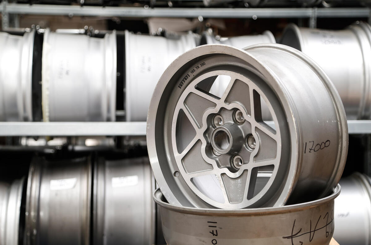 Damaged Ferraris at the breaker's yard