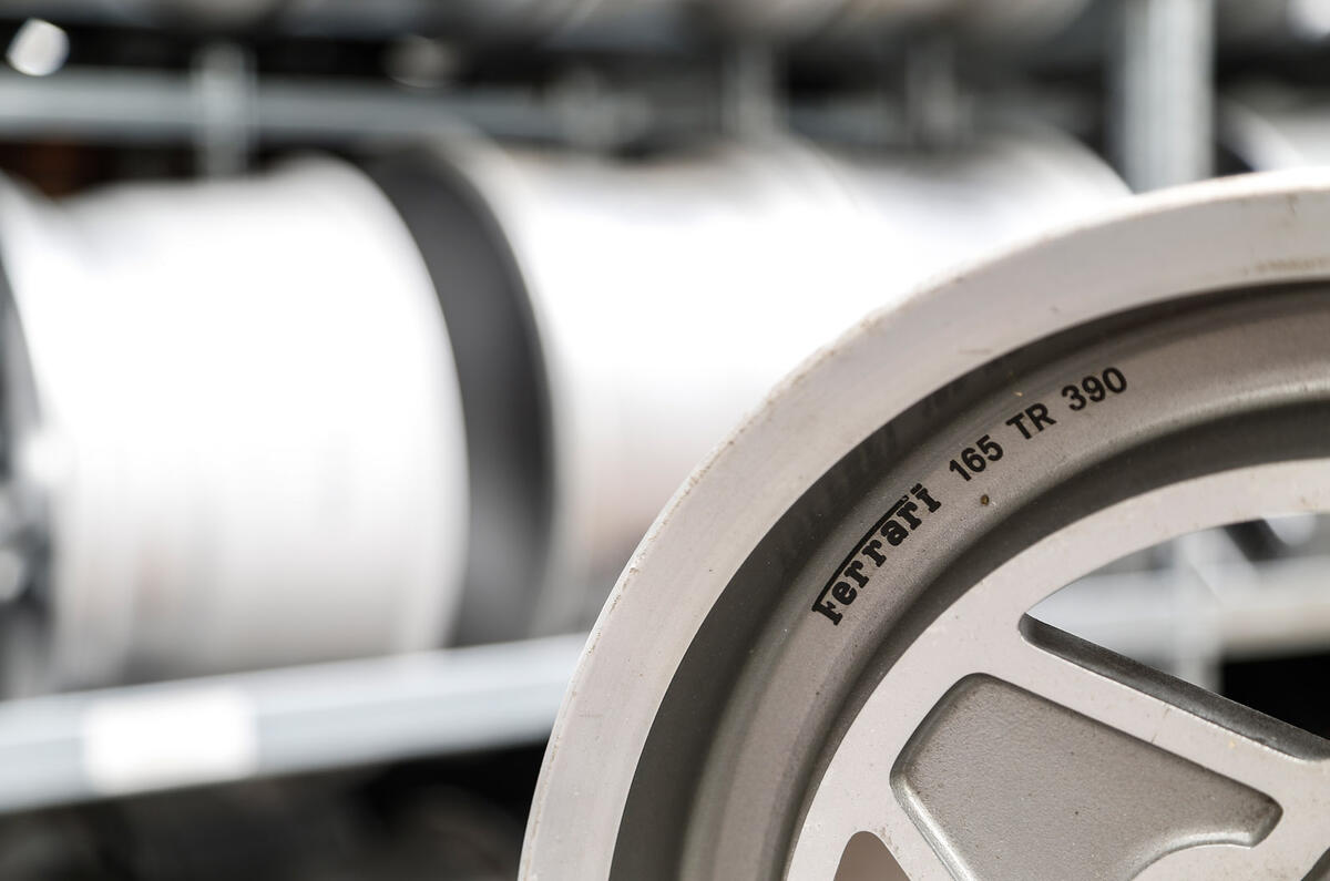 Damaged Ferraris at the breaker's yard