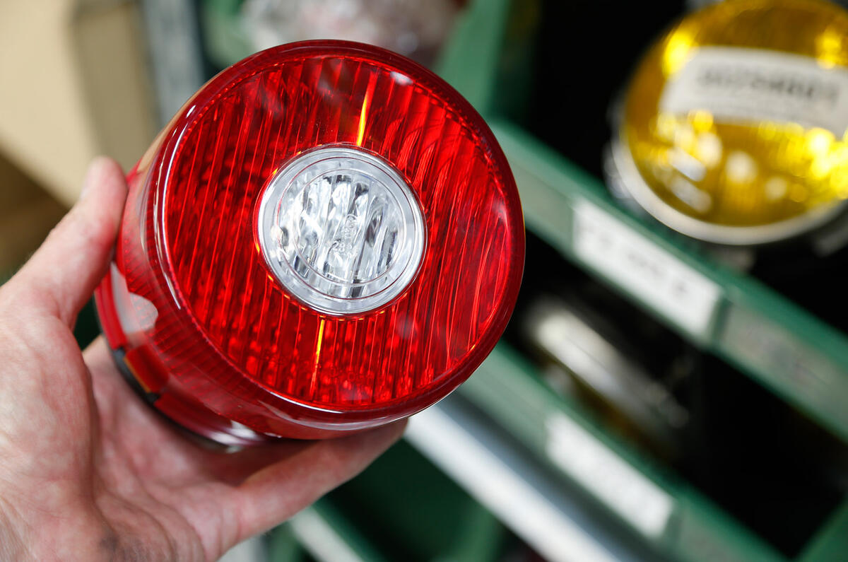Damaged Ferraris at the breaker's yard