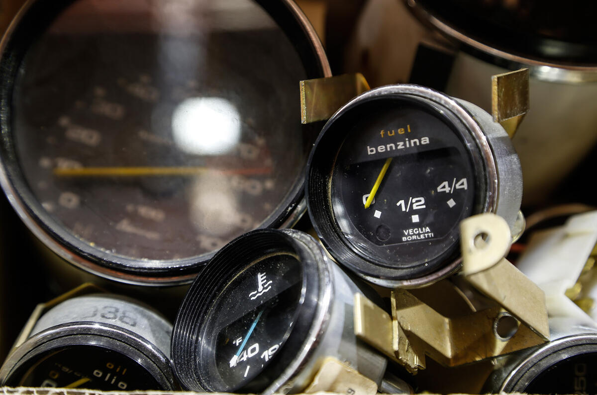 Damaged Ferraris at the breaker's yard