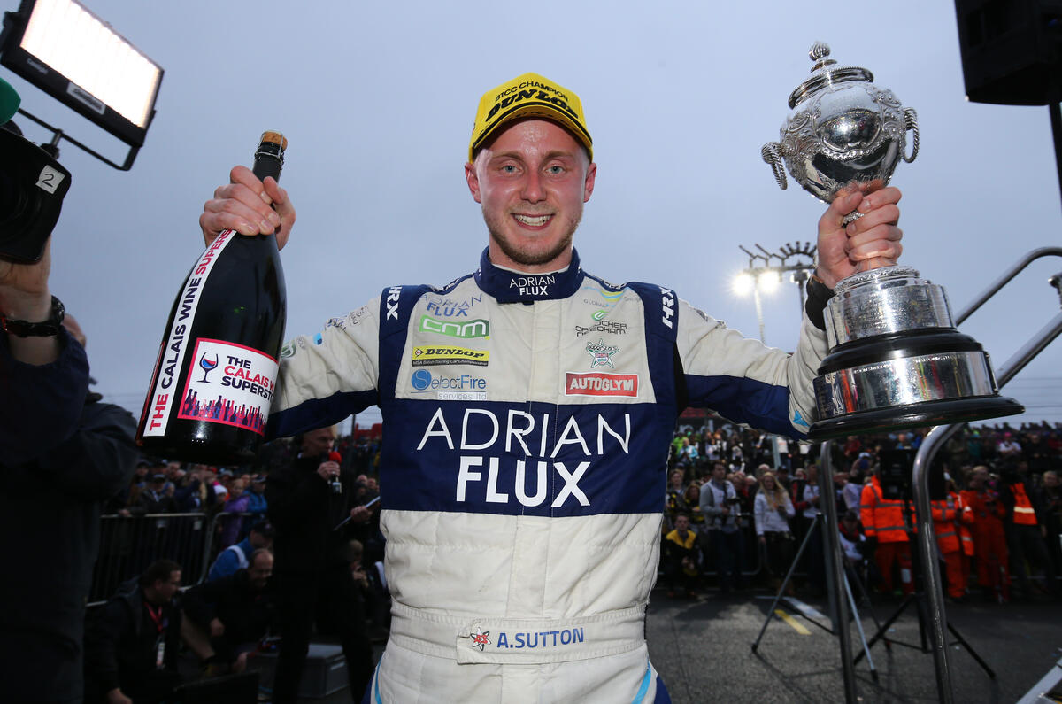 2017 BTCC champion Ash Sutton