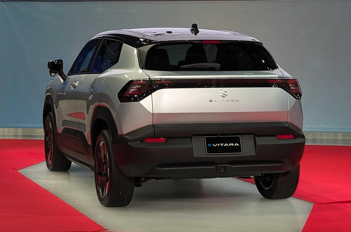 Suzuki eVitara launch rear quarter
