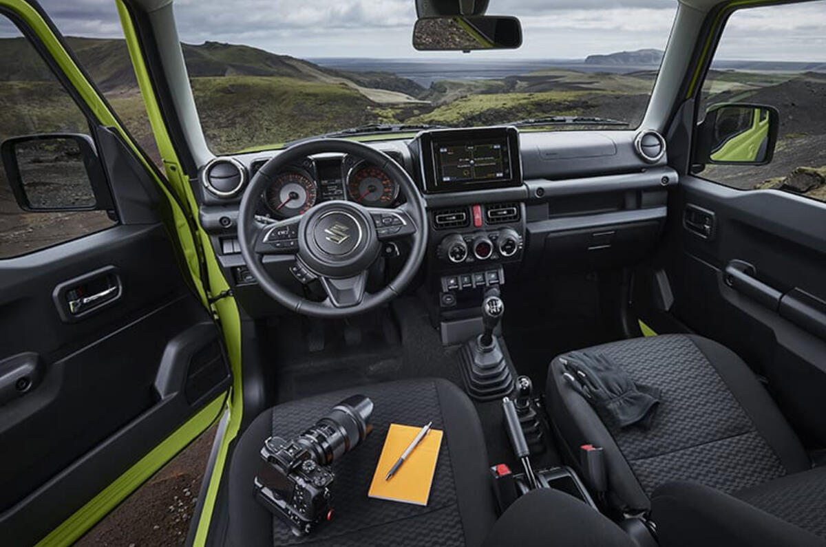 Suzuki Jimny 2019 official reveal photos interior
