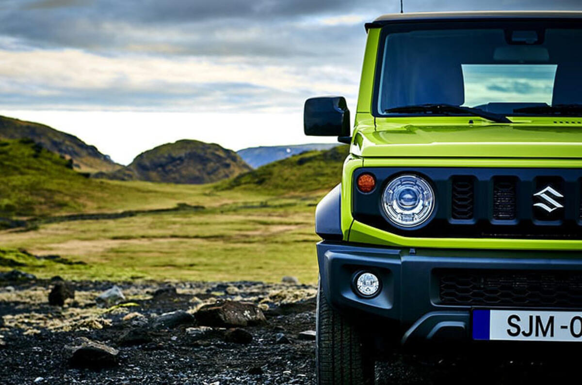 Suzuki Jimny 2019 official reveal photos half