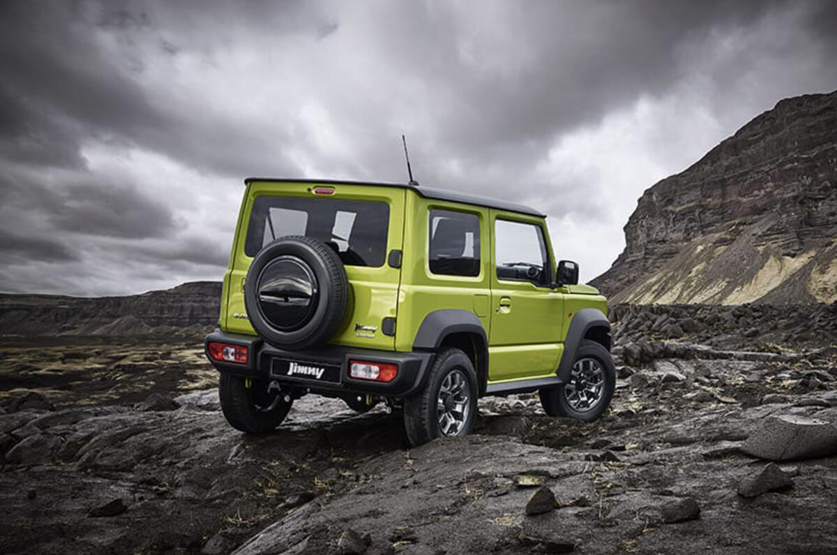 Suzuki Jimny 2019 official reveal photos rear
