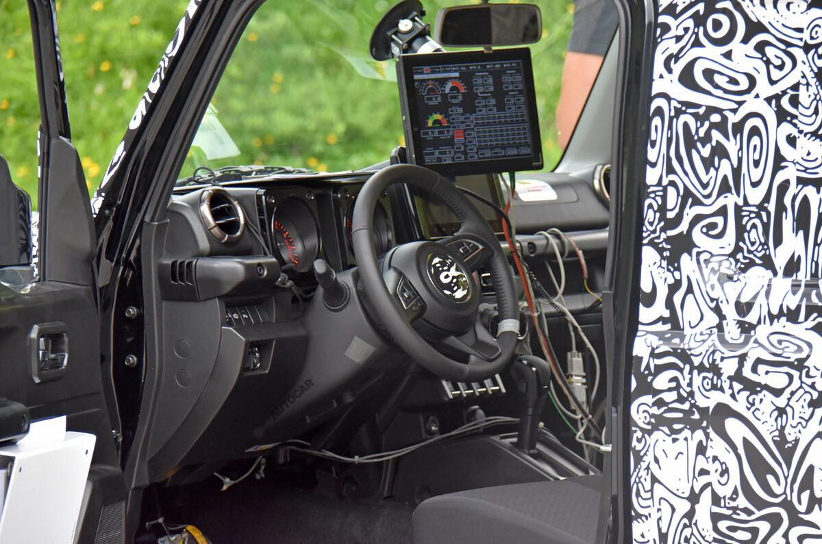 Suzuki Jimny spies 2022 interior Suzuki Jimny spies 2022 interior