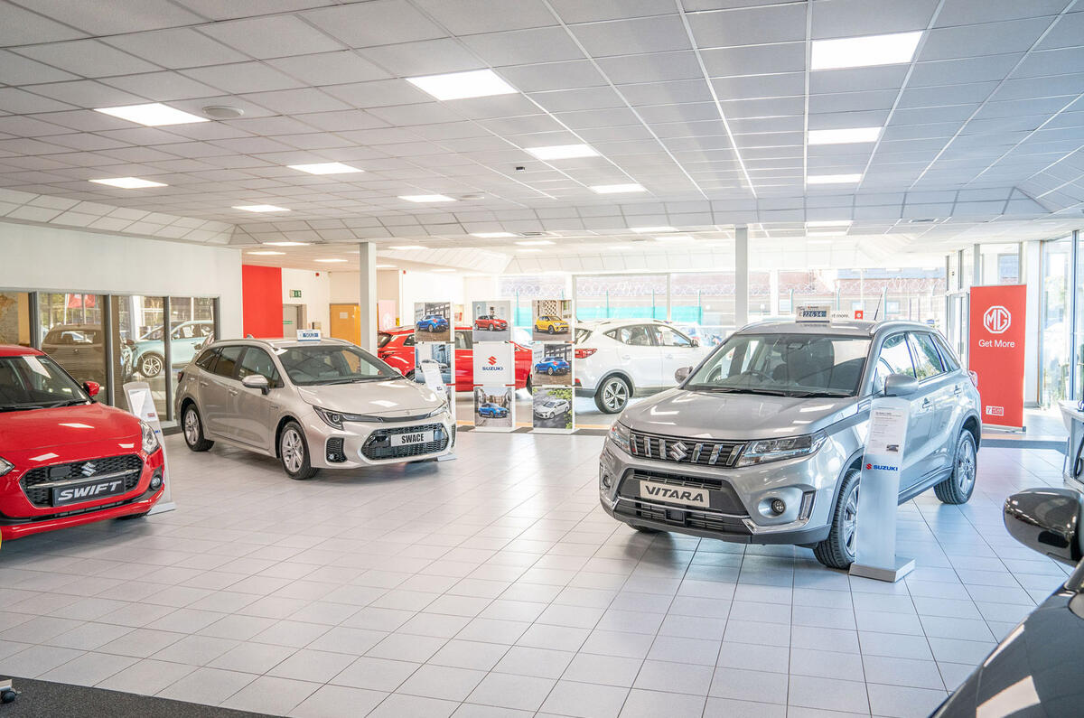 Suzuki showroom interior  Suzuki showroom interior