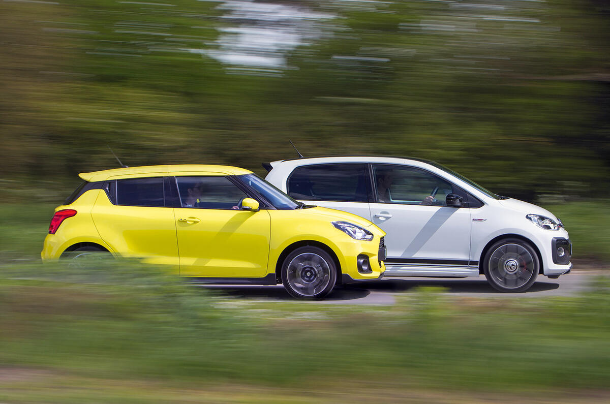 Suzuki Swift Sport vs Volkswagen Up GTI