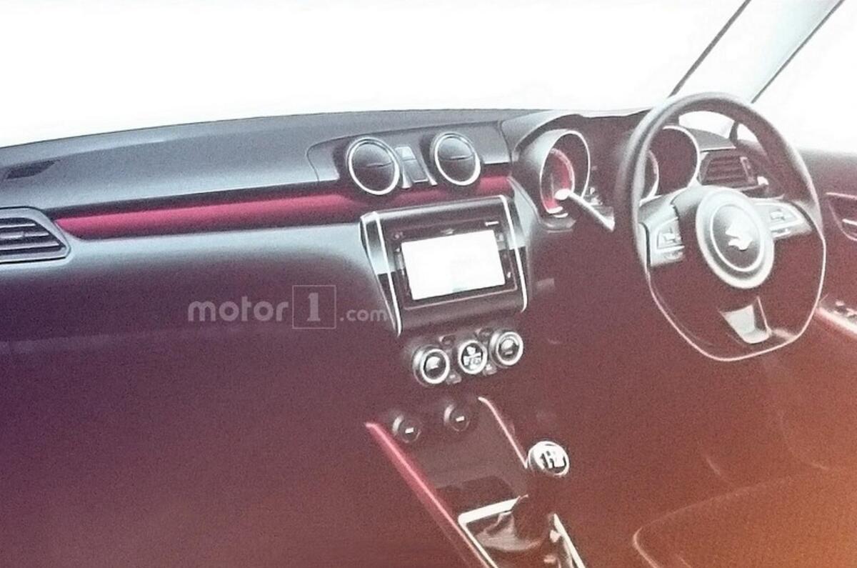 2017 Suzuki Swift Sport interior