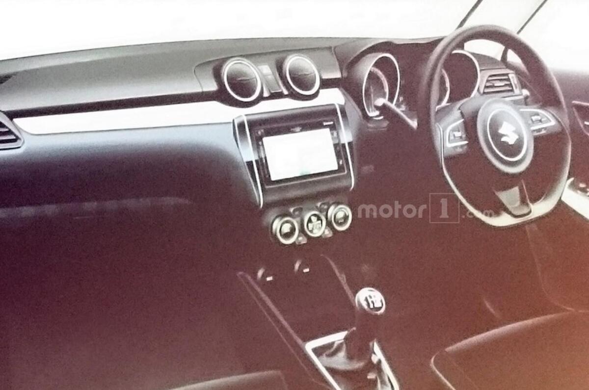 2017 Suzuki Swift interior