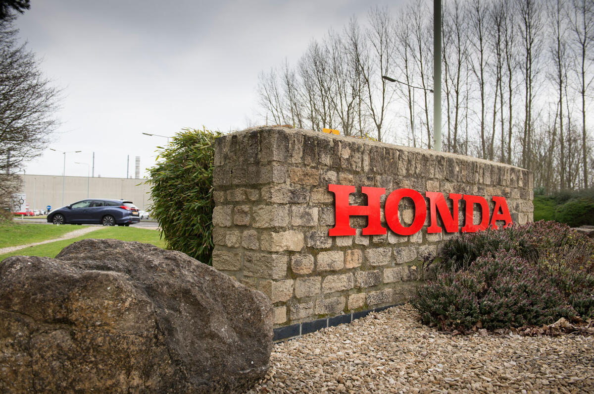Honda factory Swindon sign
