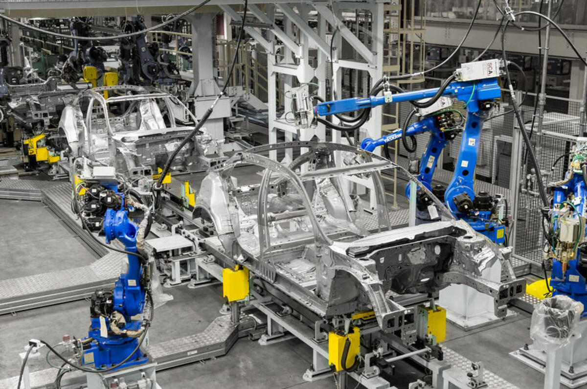 Honda Swindon factory production line