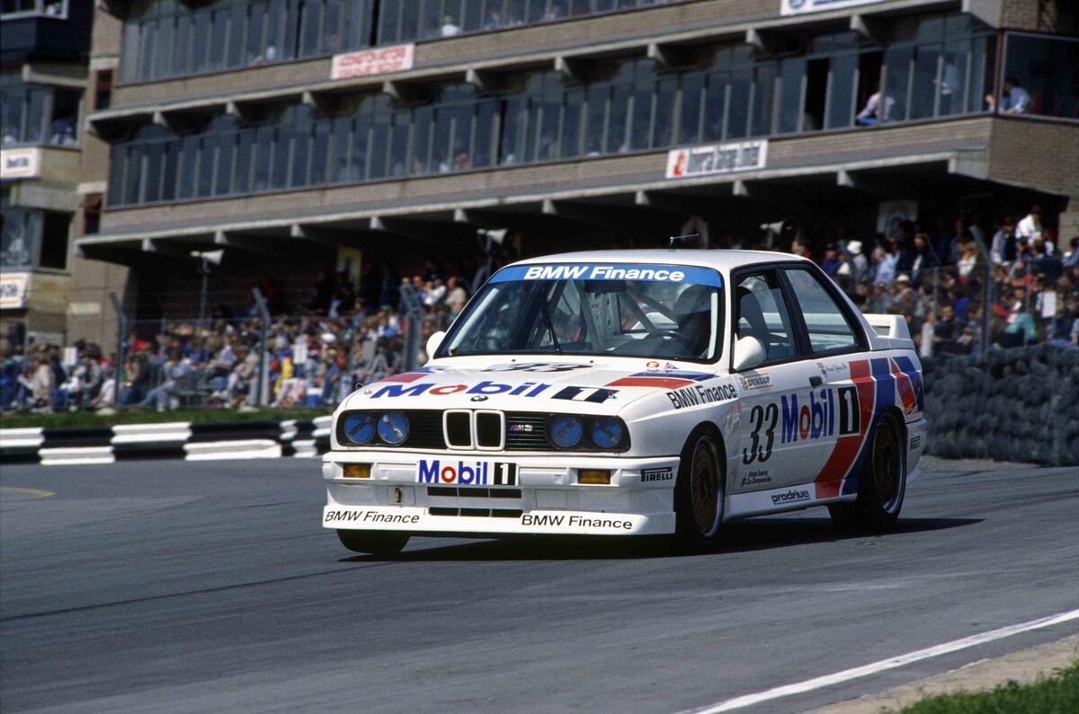 Frank Sytner was a race winner in the BMW M3