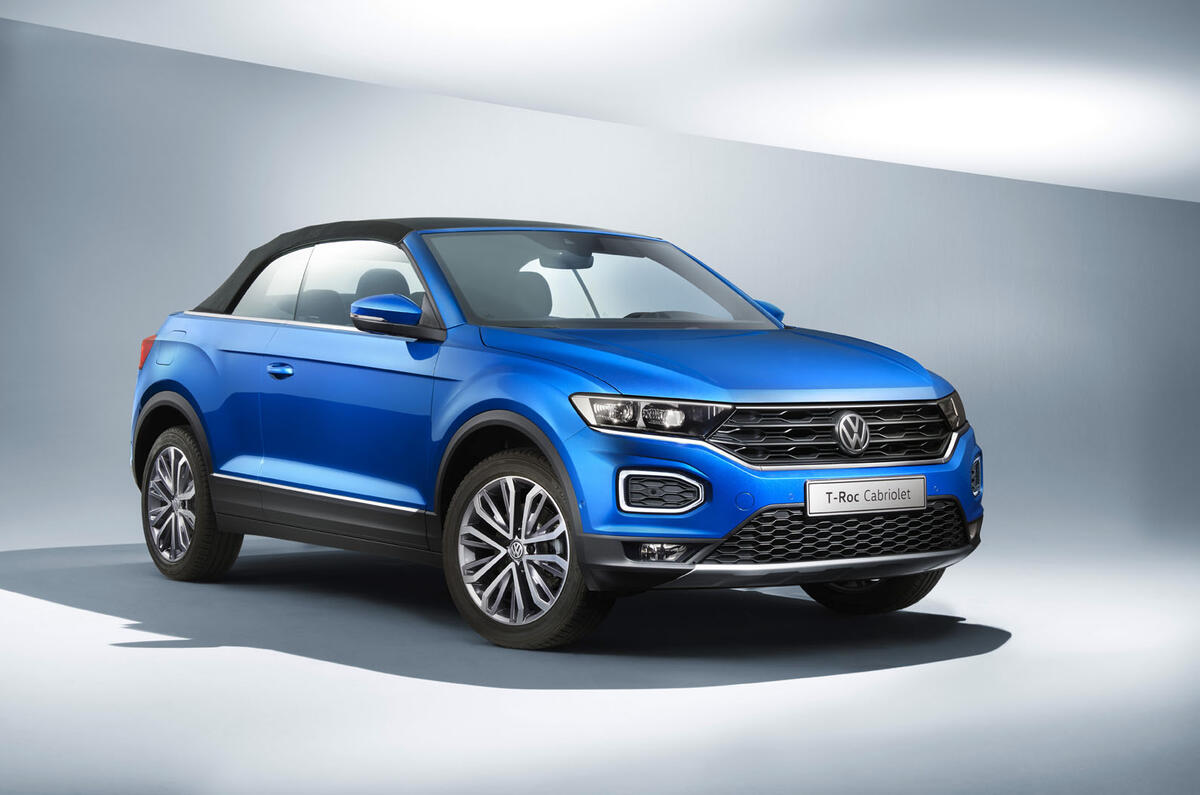 2019 Volkswagen T-Roc Cabriolet press shots